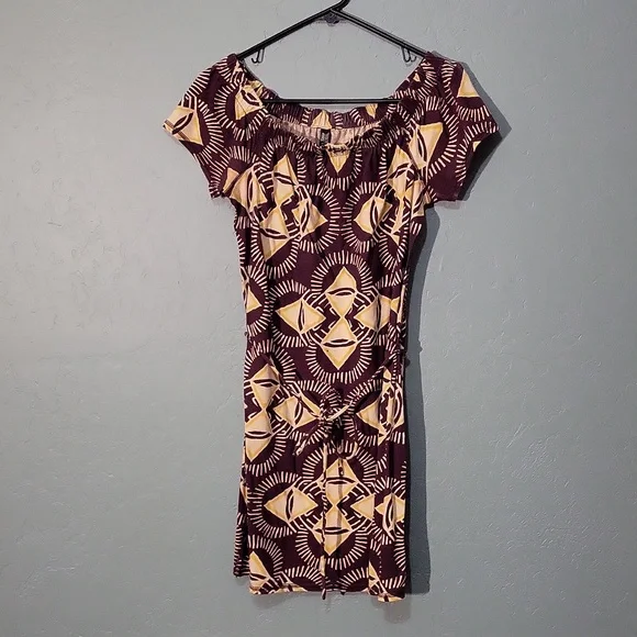 Tee Shop Dresses | Maroon and Gold Dress | Color: Gold/Red | Size: S | Vixsters3'S Closet